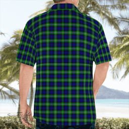 Scottish Bannerman Clan Badge Tartan Hawaii Shirt Crest Tartan Plaid Shirt Scottish Plaid Tartan Plaid - ScotsTee - scotstee.com