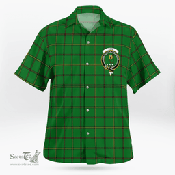 Scottish Don Clan Badge Tartan Hawaii Shirt Crest Tartan Plaid Shirt Scottish Plaid Tartan Plaid - ScotsTee - scotstee.com