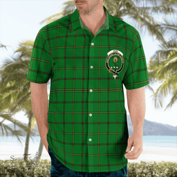 Scottish Don Clan Badge Tartan Hawaii Shirt Crest Tartan Plaid Shirt Scottish Plaid Tartan Plaid - ScotsTee - scotstee.com