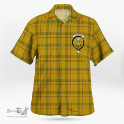 Scottish Houston Clan Badge Tartan Hawaii Shirt Crest Tartan Plaid Shirt Scottish Plaid Tartan Plaid - ScotsTee - scotstee.com