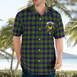 Scottish Arnott Clan Badge Tartan Hawaii Shirt Crest Tartan Plaid Shirt Scottish Plaid Tartan Plaid - ScotsTee - scotstee.com
