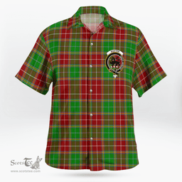 Scottish Baxter Clan Badge Tartan Hawaii Shirt Crest Tartan Plaid Shirt Scottish Plaid Tartan Plaid - ScotsTee - scotstee.com