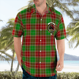 Scottish Baxter Clan Badge Tartan Hawaii Shirt Crest Tartan Plaid Shirt Scottish Plaid Tartan Plaid - ScotsTee - scotstee.com