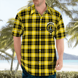 Scottish Barclay Clan Badge Tartan Hawaii Shirt Crest Tartan Plaid Shirt Scottish Plaid Tartan Plaid - ScotsTee - scotstee.com