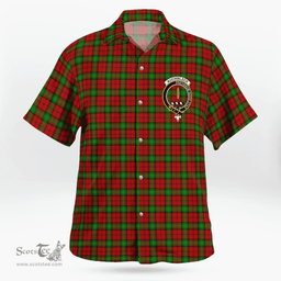 Scottish Auchinleck Or Affleck Clan Badge Tartan Hawaii Shirt Crest Tartan Plaid Shirt Scottish Plaid Tartan Plaid - ScotsTee - scotstee.com