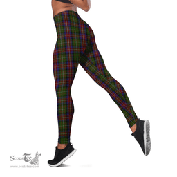 Scottish Hargis Clan Tartan Leggings - Classic Scottish Plaid Clan Tartan Plaid