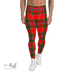 Scotstee Shop Tartan Plaid Men's Leggings Yoga Pants Clan Paterson Plaid Men Running Leggings