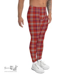 Scotstee Shop Tartan Plaid Men's Leggings Yoga Pants Clan Pennington Plaid Men Running Leggings