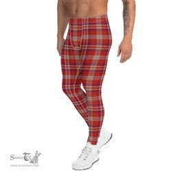 Scotstee Shop Tartan Plaid Men's Leggings Yoga Pants Clan Pennington Plaid Men Running Leggings