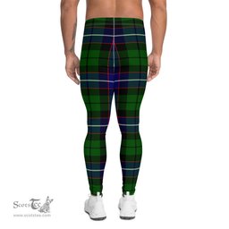 Scotstee Shop Tartan Plaid Men's Leggings Yoga Pants Clan Russell Plaid Men Running Leggings