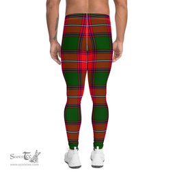 Scotstee Shop Tartan Plaid Men's Leggings Yoga Pants Clan Rattray Ancient Plaid Men Running Leggings