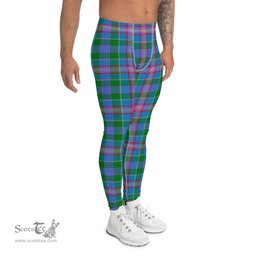 Scotstee Shop Tartan Plaid Men's Leggings Yoga Pants Clan Pitcairn Plaid Men Running Leggings