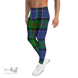 Scotstee Shop Tartan Plaid Men's Leggings Yoga Pants Clan Paterson Ancient Plaid Men Running Leggings