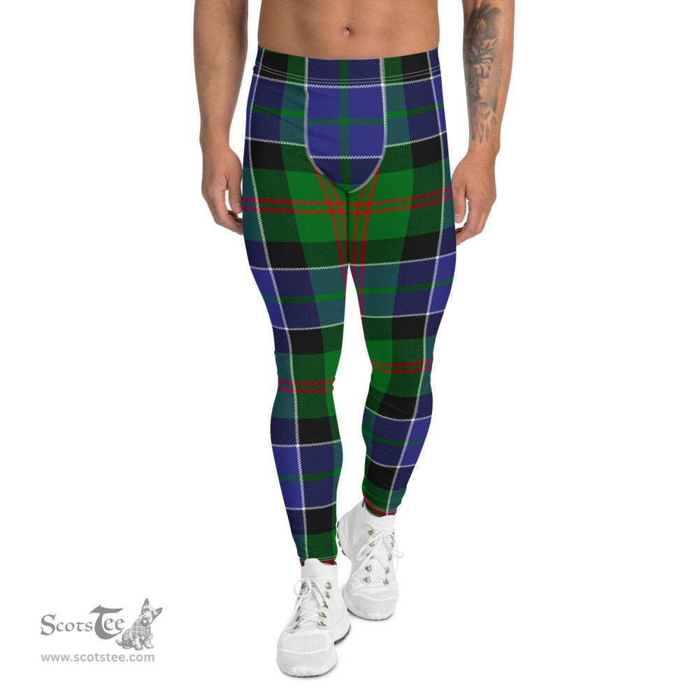 Scotstee Shop Tartan Plaid Men's Leggings Yoga Pants Clan Paterson Ancient Plaid Men Running Leggings