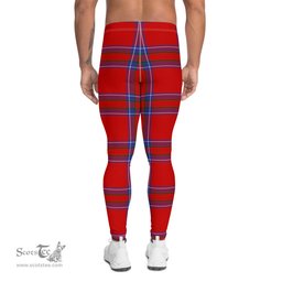 Scotstee Shop Tartan Plaid Men's Leggings Yoga Pants Clan Rait Plaid Men Running Leggings