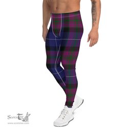 Scotstee Shop Tartan Plaid Men's Leggings Yoga Pants Clan Pride Of Scotland Plaid Men Running Leggings