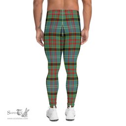 Scotstee Shop Tartan Plaid Men's Leggings Yoga Pants Clan Paisley Plaid Men Running Leggings