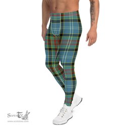 Scotstee Shop Tartan Plaid Men's Leggings Yoga Pants Clan Paisley Plaid Men Running Leggings