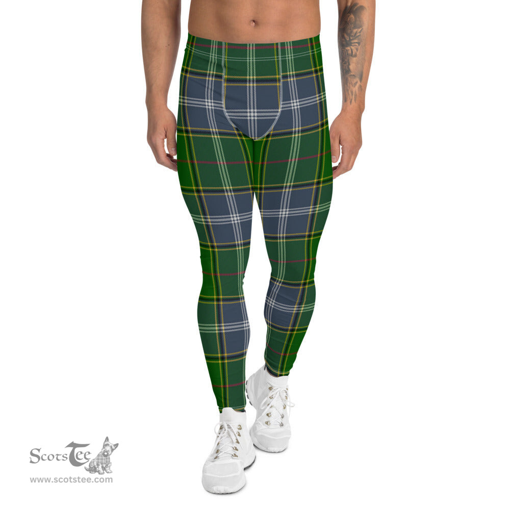 Scotstee Shop Tartan Plaid Men's Leggings Yoga Pants Clan Pringle Plaid Men Running Leggings