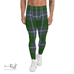 Scotstee Shop Tartan Plaid Men's Leggings Yoga Pants Clan Pringle Plaid Men Running Leggings