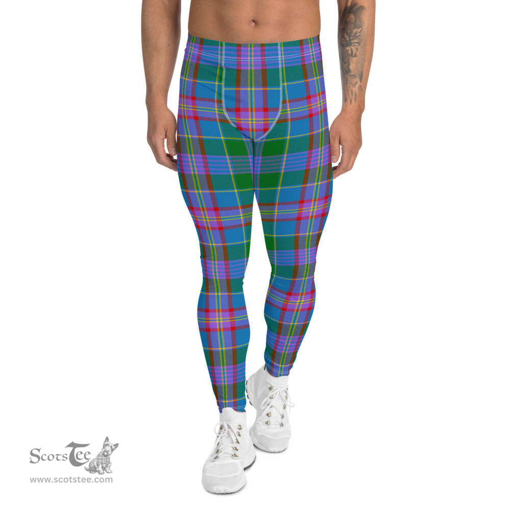 Scotstee Shop Tartan Plaid Men's Leggings Yoga Pants Clan Ralston Plaid Men Running Leggings
