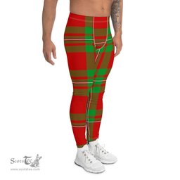 Scotstee Shop Tartan Plaid Men's Leggings Yoga Pants Clan Pitblado Plaid Men Running Leggings