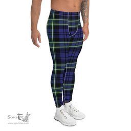 Plaid Mens Running Leggings, Plaid Meggings Men's, Tartan Plaid Leggings Men, plaid leggings, mens running leggings, mens gym leggings, buffalo plaid leggings, brown leggings, grey leggings, red leggings, green leggings, purple leggings, blue leggings, Mens Sports Leggings, meggings men, Pattern Leggings