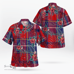Scottish Clan Wishart Dress Tartan Scottish Lion Hawaiian Shirt | Tartan Plaid Shirt Scottish Plaid Tartan Plaid - ScotsTee - scotstee.com