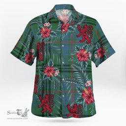 Scottish Clan Walker Hunting Ancient Tartan Scottish Lion Hawaiian Shirt | Tartan Plaid Shirt Scottish Plaid Tartan Plaid - ScotsTee - scotstee.com