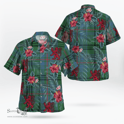 Scottish Clan Walker Hunting Ancient Tartan Scottish Lion Hawaiian Shirt | Tartan Plaid Shirt Scottish Plaid Tartan Plaid - ScotsTee - scotstee.com