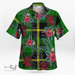 Scottish Clan Wallace Hunting Green Tartan Scottish Lion Hawaiian Shirt | Tartan Plaid Shirt Scottish Plaid Tartan Plaid - ScotsTee - scotstee.com