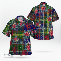 Scottish Clan Whitefoord Tartan Scottish Lion Hawaiian Shirt | Tartan Plaid Shirt Scottish Plaid Tartan Plaid - ScotsTee - scotstee.com