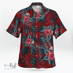 Scottish Clan Tulsa District Tartan Scottish Lion Hawaiian Shirt | Tartan Plaid Shirt Scottish Plaid Tartan Plaid - ScotsTee - scotstee.com