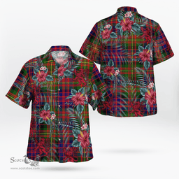 Scottish Clan Carnegie Modern Tartan Scottish Lion Hawaiian Shirt | Tartan Plaid Shirt Scottish Plaid Tartan Plaid - ScotsTee - scotstee.com