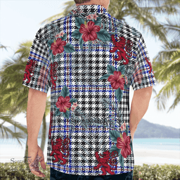 Scottish Clan Sir Walter Scott Tartan Scottish Lion Hawaiian Shirt | Tartan Plaid Shirt Scottish Plaid Tartan Plaid - ScotsTee - scotstee.com