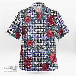Scottish Clan Sir Walter Scott Tartan Scottish Lion Hawaiian Shirt | Tartan Plaid Shirt Scottish Plaid Tartan Plaid - ScotsTee - scotstee.com