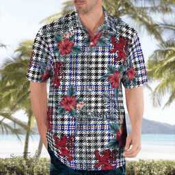 Scottish Clan Sir Walter Scott Tartan Scottish Lion Hawaiian Shirt | Tartan Plaid Shirt Scottish Plaid Tartan Plaid - ScotsTee - scotstee.com