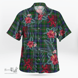 Scottish Clan Jones 1 Tartan Scottish Lion Hawaiian Shirt | Tartan Plaid Shirt Scottish Plaid Tartan Plaid - ScotsTee - scotstee.com