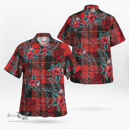 Scottish Clan Wallace Weathered Tartan Scottish Lion Hawaiian Shirt | Tartan Plaid Shirt Scottish Plaid Tartan Plaid - ScotsTee - scotstee.com
