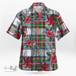 Scottish Clan Stewart Dress Modern Tartan Scottish Lion Hawaiian Shirt | Tartan Plaid Shirt Scottish Plaid Tartan Plaid - ScotsTee - scotstee.com