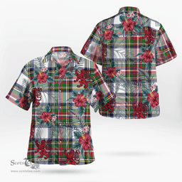 Scottish Clan Stewart Dress Modern Tartan Scottish Lion Hawaiian Shirt | Tartan Plaid Shirt Scottish Plaid Tartan Plaid - ScotsTee - scotstee.com