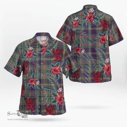 Scottish Clan Taylor Weathered Tartan Scottish Lion Hawaiian Shirt | Tartan Plaid Shirt Scottish Plaid Tartan Plaid - ScotsTee - scotstee.com