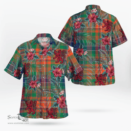 Scottish Clan Wilson Ancient Tartan Scottish Lion Hawaiian Shirt | Tartan Plaid Shirt Scottish Plaid Tartan Plaid - ScotsTee - scotstee.com