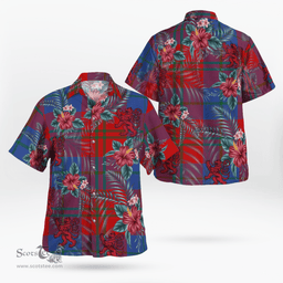 Scottish Clan Witherspoon Tartan Scottish Lion Hawaiian Shirt | Tartan Plaid Shirt Scottish Plaid Tartan Plaid - ScotsTee - scotstee.com