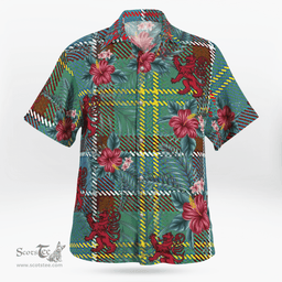 Scottish Clan Whitelaw Tartan Scottish Lion Hawaiian Shirt | Tartan Plaid Shirt Scottish Plaid Tartan Plaid - ScotsTee - scotstee.com