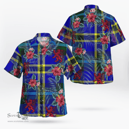 Scottish Clan Weir Modern Tartan Scottish Lion Hawaiian Shirt | Tartan Plaid Shirt Scottish Plaid Tartan Plaid - ScotsTee - scotstee.com