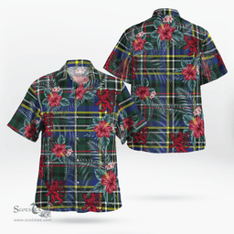 Scottish Clan Scott Green Modern Tartan Scottish Lion Hawaiian Shirt | Tartan Plaid Shirt Scottish Plaid Tartan Plaid - ScotsTee - scotstee.com