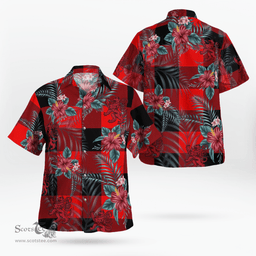 Scottish Clan Rob Roy MacGregor Modern Tartan Scottish Lion Hawaiian Shirt | Tartan Plaid Shirt Scottish Plaid Tartan Plaid - ScotsTee - scotstee.com