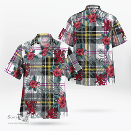 Scottish Clan MacPherson Dress Modern Tartan Scottish Lion Hawaiian Shirt | Tartan Plaid Shirt Scottish Plaid Tartan Plaid - ScotsTee - scotstee.com
