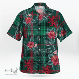Scottish Clan Scottish Clan Ross Hunting Modern Tartan Scottish Lion Hawaiian Shirt | Tartan Plaid Shirt Scottish Plaid Tartan Plaid - ScotsTee - scotstee.com